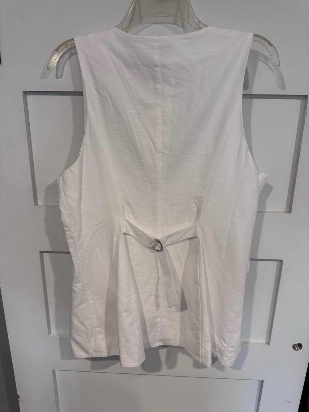 a new day White Scoop Neck Button Vest - Picture 2 of 3